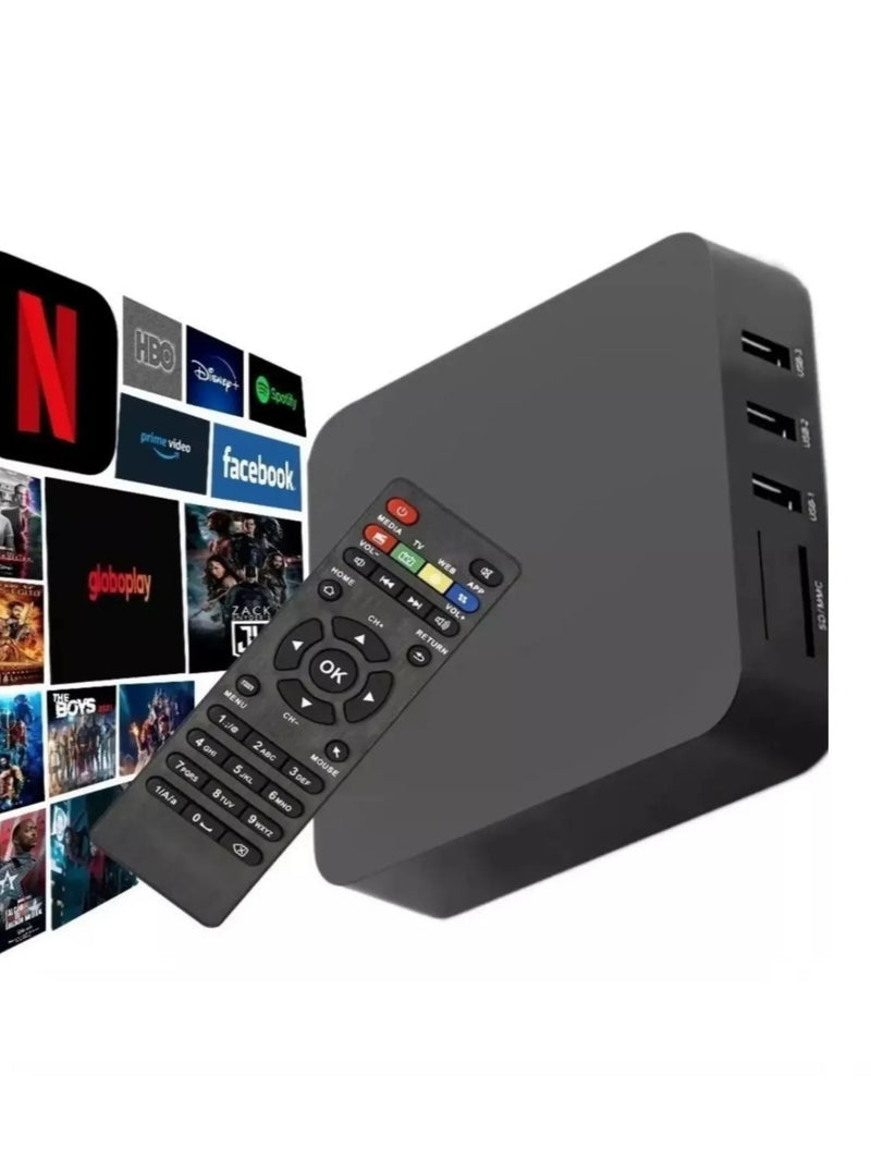 Smart TV Box com Wi-Fi