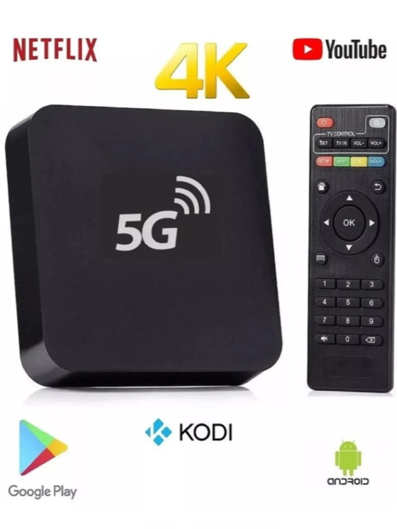 Smart TV Box com Wi-Fi