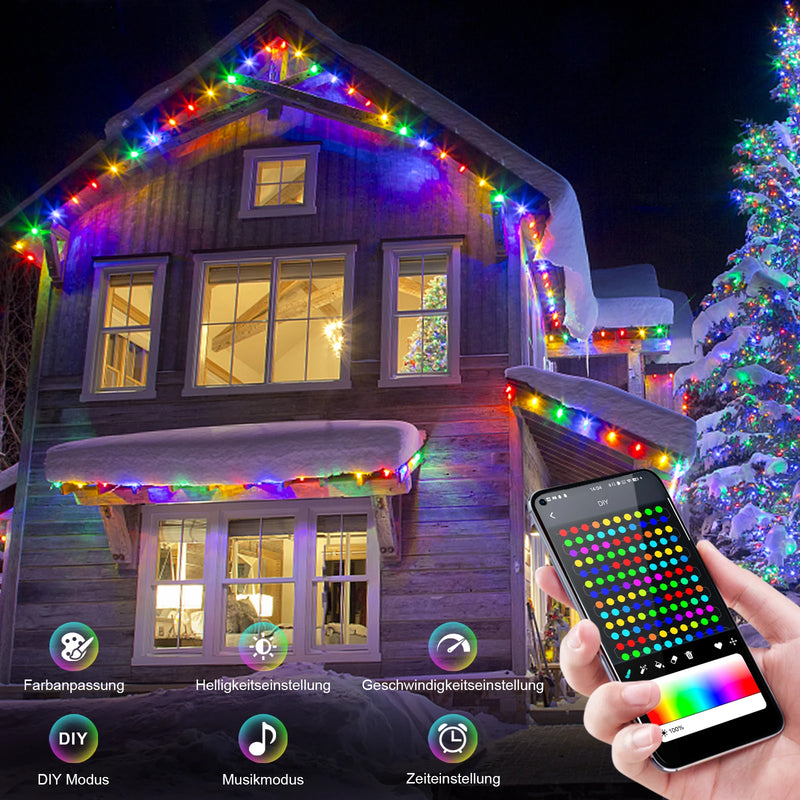 Leds de Natal Inteligentes Bluetooth