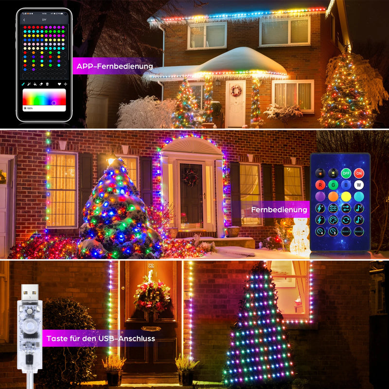 Leds de Natal Inteligentes Bluetooth